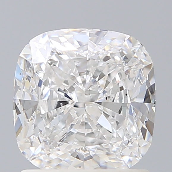 1.65 Carat Cushion Shaped, Ideal Cut, D Color, SI1 Clarity, IGI Certified Lab Grown Diamond