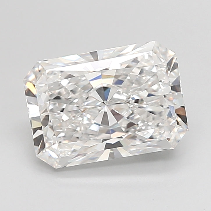 3.05 Carat Radiant Shaped, Ideal Cut, E Color, VVS1 Clarity, IGI Certified Lab Grown Diamond