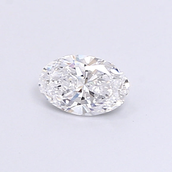 0.49 Carat Oval Shaped, Very Good Cut, D Color, VS1 Clarity, IGI Certified Lab Grown Diamond