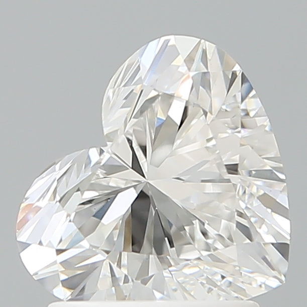 1.59 Carat Heart Shaped, Ideal Cut, E Color, VVS2 Clarity, IGI Certified Lab Grown Diamond