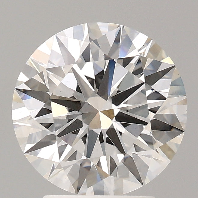 3.02 Carat Round Shaped, Ideal Cut, F Color, VS1 Clarity, IGI Certified Lab Grown Diamond