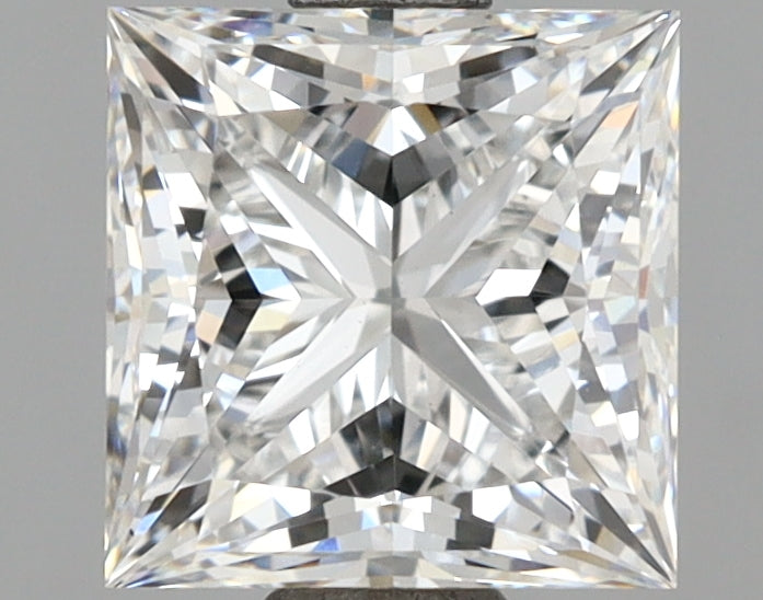2.03 Carat Princess Shaped, Ideal Cut, D Color, VS1 Clarity, IGI Certified Lab Grown Diamond