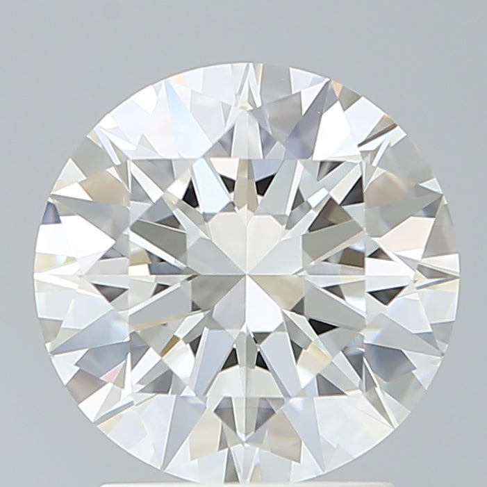 2.25 Carat Round Shaped, Excellent Cut, F Color, VVS2 Clarity, IGI Certified Lab Grown Diamond