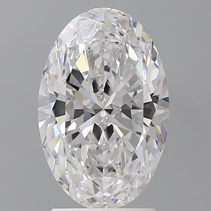 2.60 Carat Oval Shaped, Ideal Cut, D Color, VS1 Clarity, IGI Certified Lab Grown Diamond
