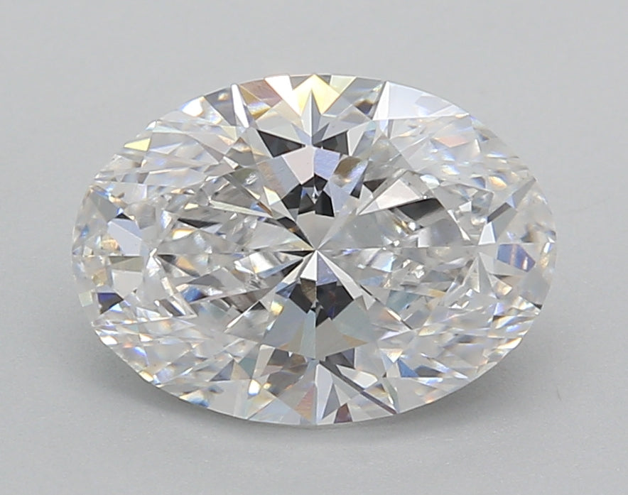 2.51 Carat Oval Shaped, Excellent Cut, D Color, VS1 Clarity, IGI Certified Lab Grown Diamond