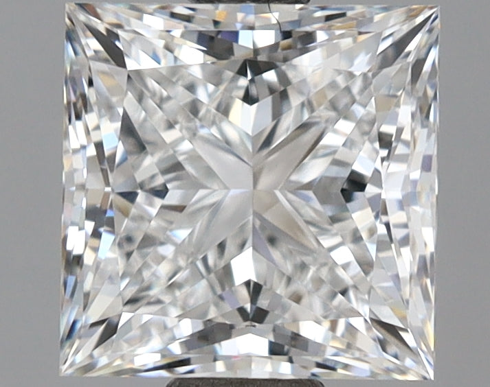 2.06 Carat Princess Shaped, Ideal Cut, D Color, VVS2 Clarity, IGI Certified Lab Grown Diamond