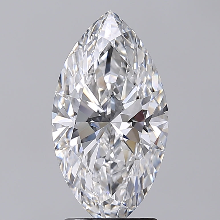 2.52 Carat Marquise Shaped, Excellent Cut, D Color, VS1 Clarity, IGI Certified Lab Grown Diamond