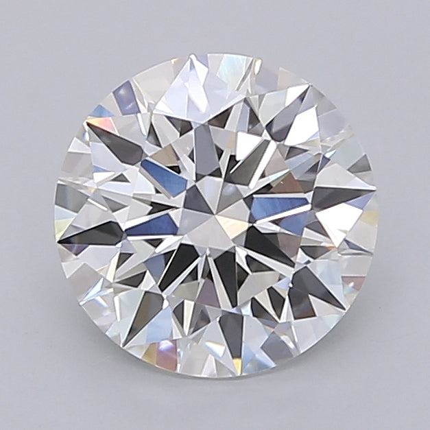 2.04 Carat Round Shaped, Excellent Cut, E Color, VVS2 Clarity, IGI Certified Lab Grown Diamond