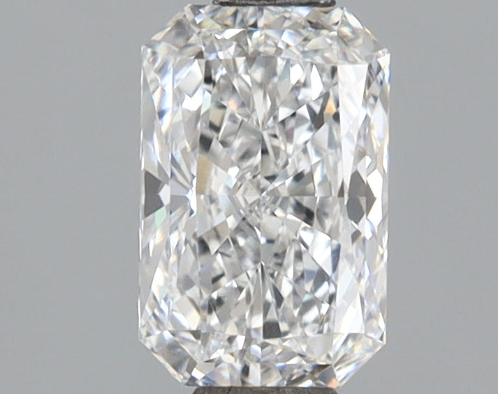 1.07 Carat Radiant Shaped, Ideal Cut, D Color, VVS2 Clarity, IGI Certified Lab Grown Diamond
