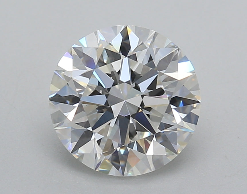 2.21 Carat Round Shaped, Excellent Cut, E Color, VS1 Clarity, IGI Certified Lab Grown Diamond
