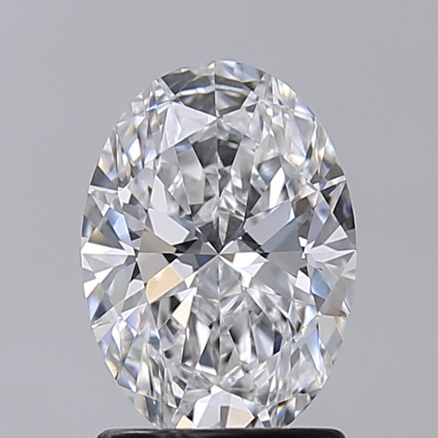 1.52 Carat Oval Shaped, Excellent Cut, D Color, VVS2 Clarity, IGI Certified Lab Grown Diamond