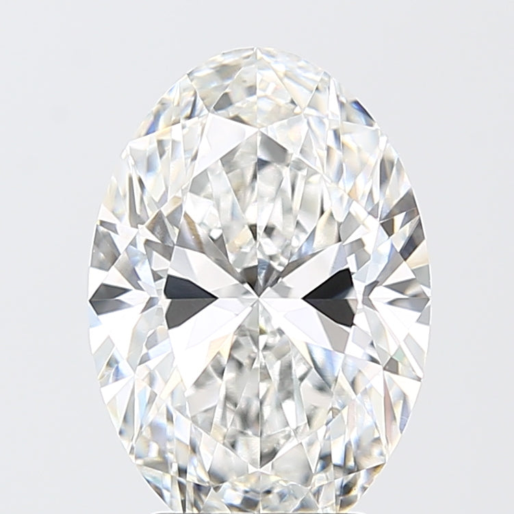 4.02 Carat Oval Shaped, Ideal Cut, E Color, VVS2 Clarity, IGI Certified Lab Grown Diamond