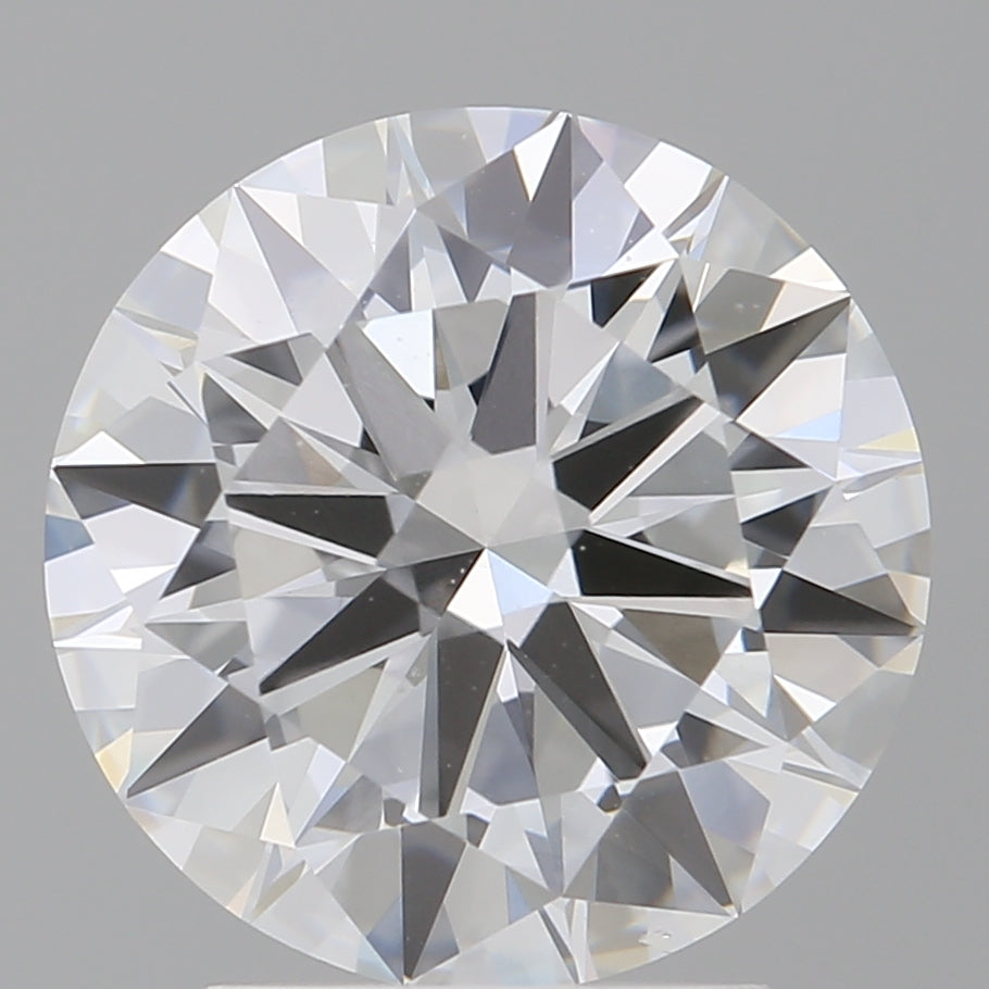 3.01 Carat Round Shaped, Excellent Cut, E Color, VS2 Clarity, IGI Certified Lab Grown Diamond