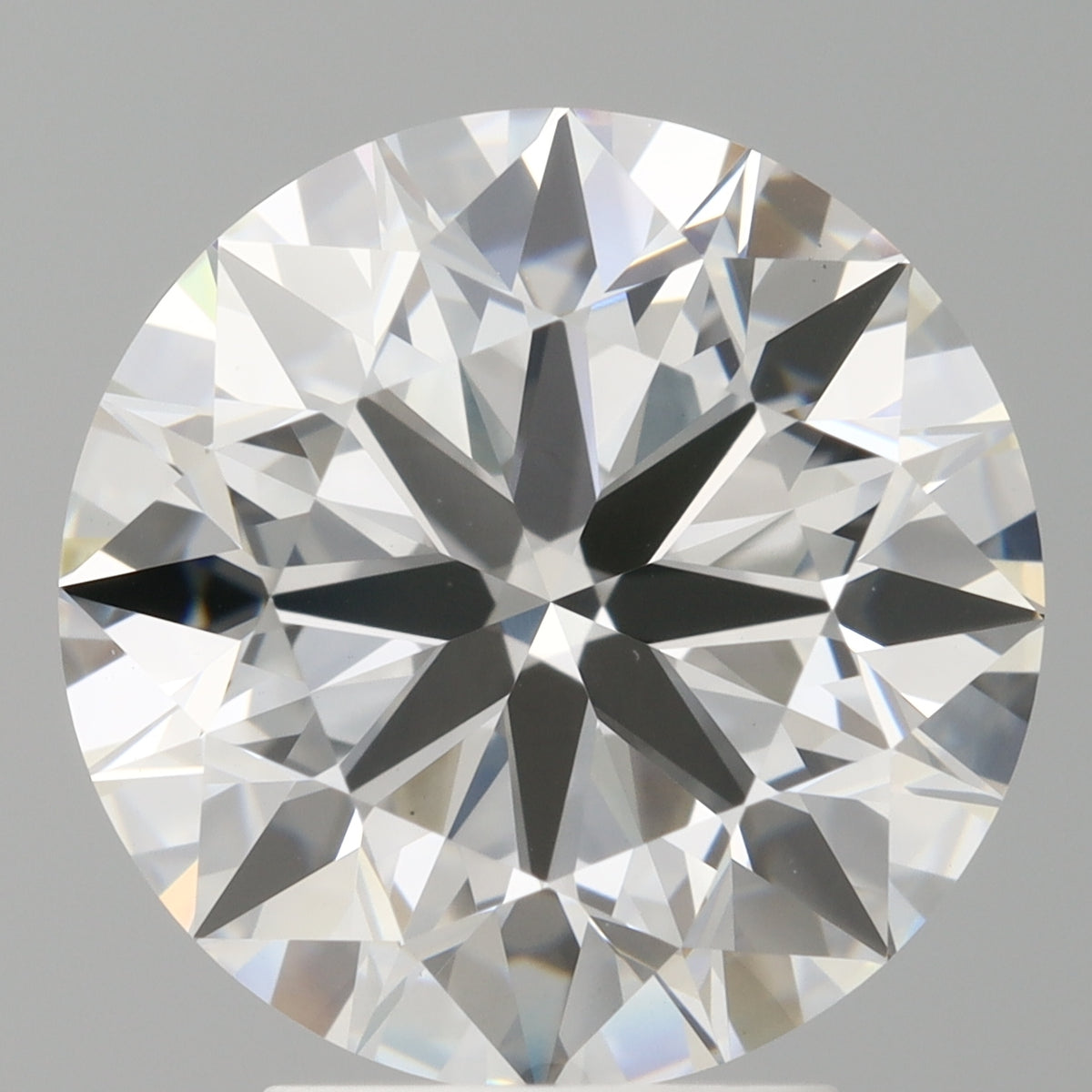 4.04 Carat Round Shaped, Ideal Cut, E Color, VVS2 Clarity, IGI Certified Lab Grown Diamond