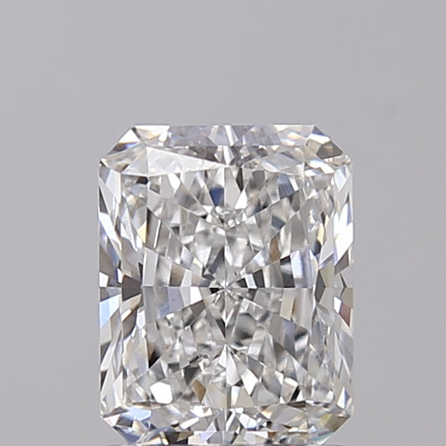 1.43 Carat Radiant Shaped, Excellent Cut, F Color, VS1 Clarity, IGI Certified Lab Grown Diamond