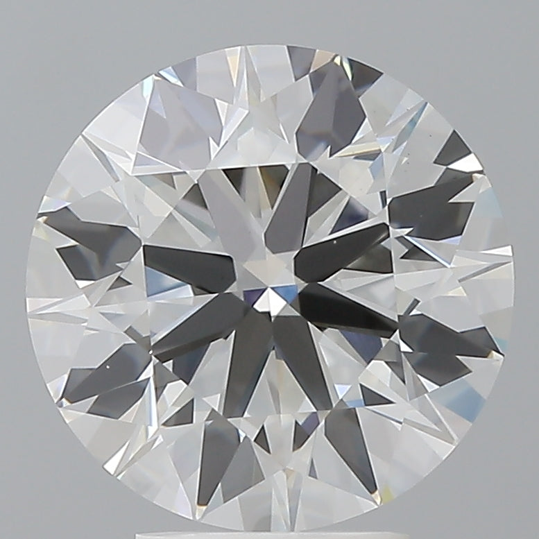 4.51 Carat Round Shaped, Ideal Cut, F Color, VVS2 Clarity, IGI Certified Lab Grown Diamond