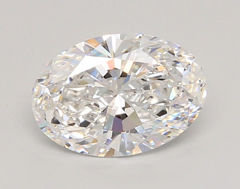 2.05 Carat Oval Shaped, Ideal Cut, D Color, VVS1 Clarity, IGI Certified Lab Grown Diamond