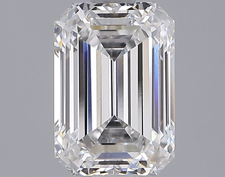 2.05 Carat Emerald Shaped, Ideal Cut, E Color, VVS2 Clarity, IGI Certified Lab Grown Diamond