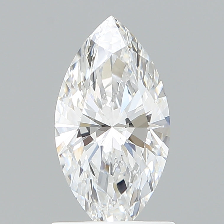 1.09 Carat Marquise Shaped, Ideal Cut, D Color, VVS2 Clarity, IGI Certified Lab Grown Diamond