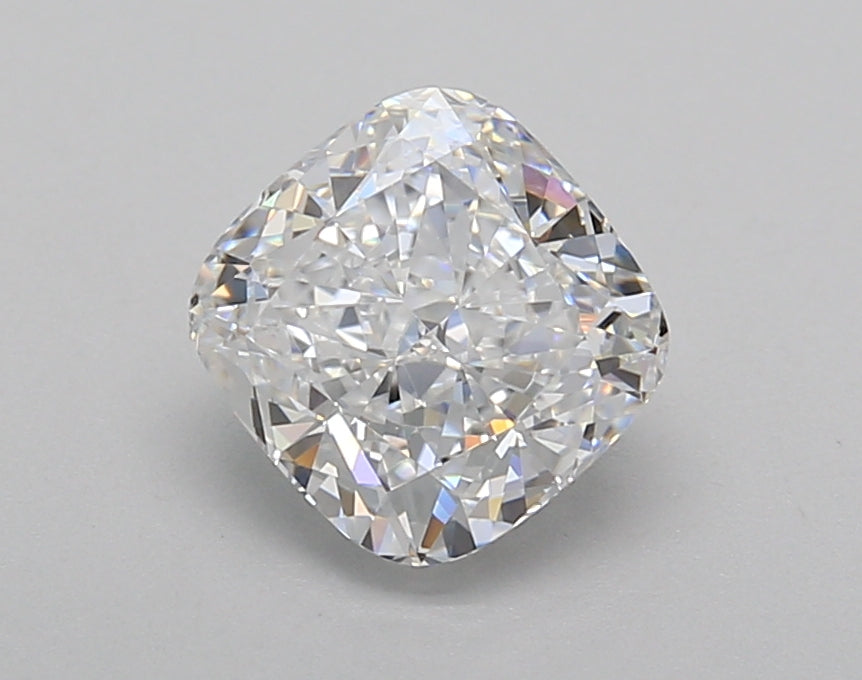 1.50 Carat Cushion Shaped, Excellent Cut, D Color, VVS2 Clarity, IGI Certified Lab Grown Diamond