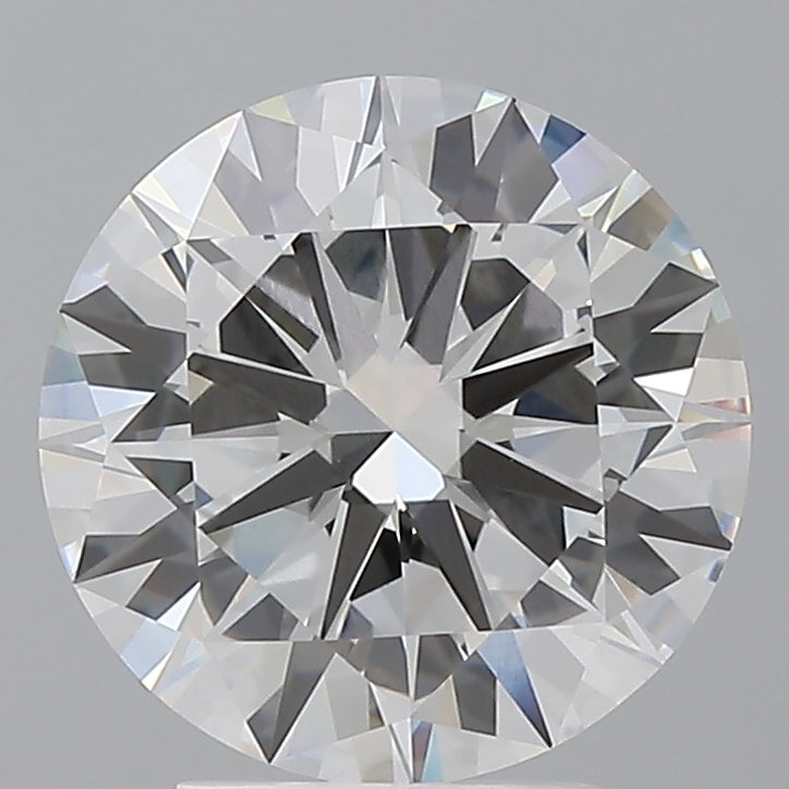 3.55 Carat Round Shaped, Excellent Cut, E Color, VVS2 Clarity, IGI Certified Lab Grown Diamond