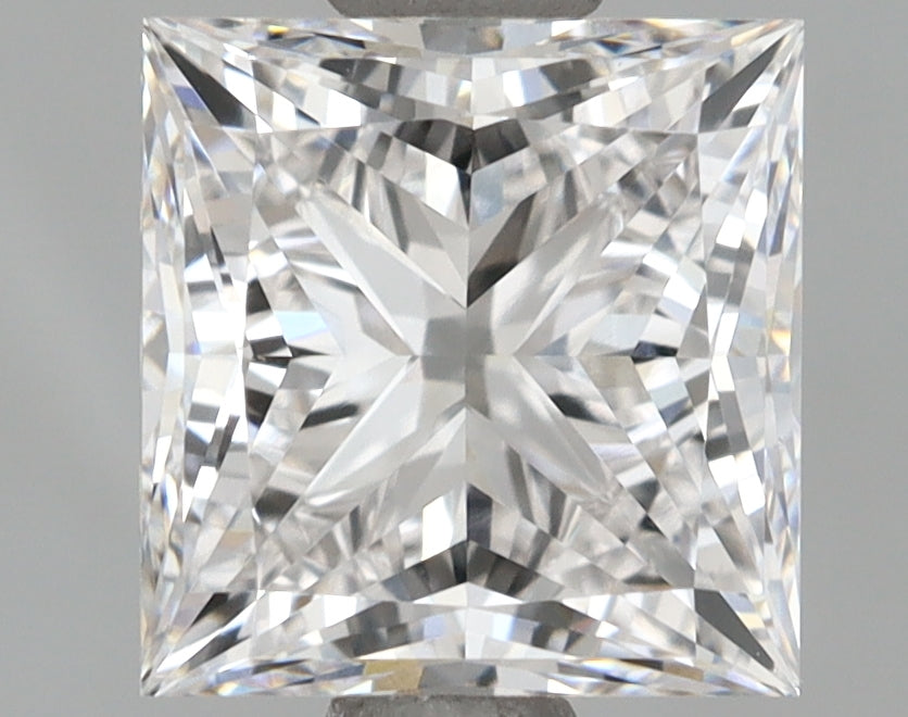 2.01 Carat Princess Shaped, Ideal Cut, E Color, VVS1 Clarity, IGI Certified Lab Grown Diamond