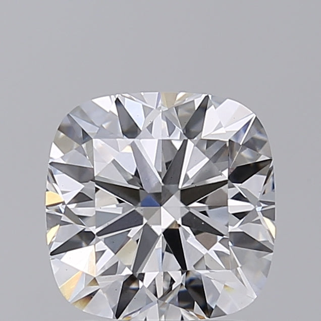 2.08 Carat Cushion Shaped, Excellent Cut, F Color, VS1 Clarity, GIA Certified Lab Grown Diamond