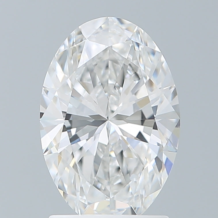 1.84 Carat Oval Shaped, Excellent Cut, E Color, VVS1 Clarity, IGI Certified Lab Grown Diamond
