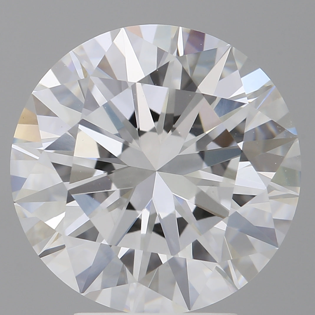 4.50 Carat Round Shaped, Excellent Cut, E Color, VVS2 Clarity, IGI Certified Lab Grown Diamond