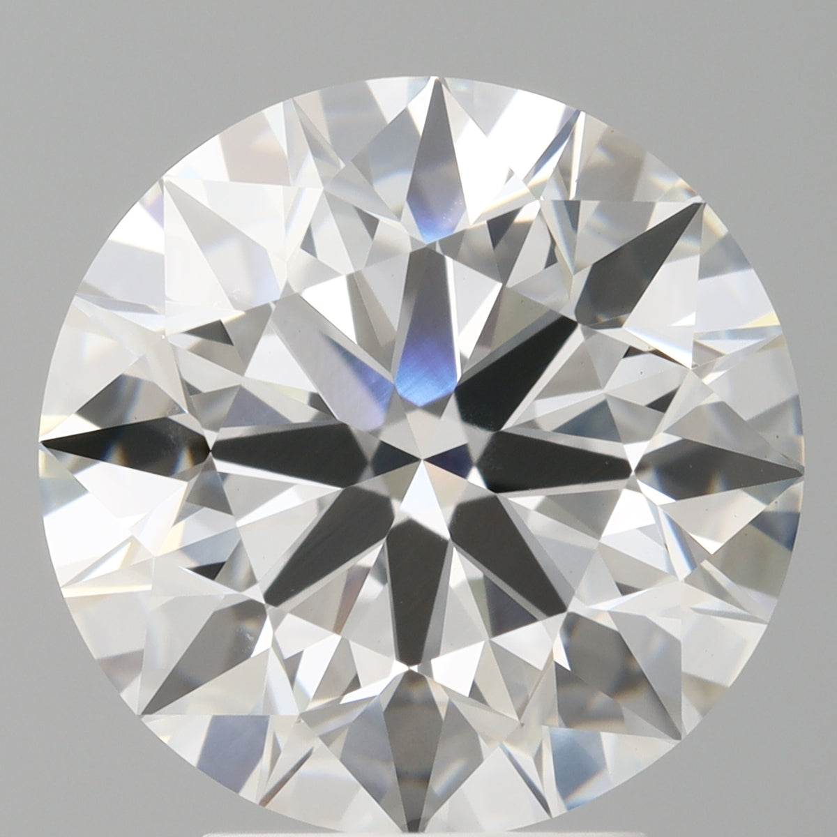 4.04 Carat Round Shaped, Ideal Cut, E Color, VVS2 Clarity, IGI Certified Lab Grown Diamond