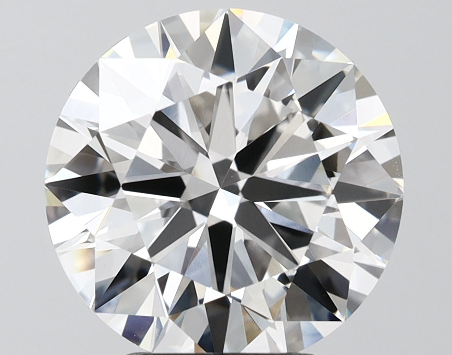 4.49 Carat Round Shaped, Ideal Cut, F Color, VVS2 Clarity, IGI Certified Lab Grown Diamond