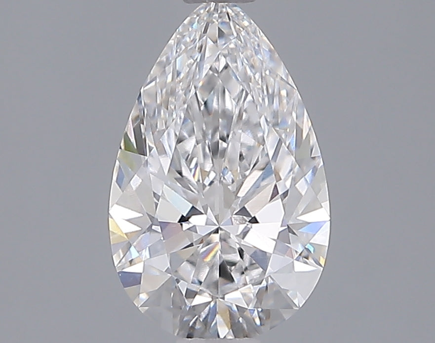 1.54 Carat Pear Shaped, Ideal Cut, D Color, VVS2 Clarity, IGI Certified Lab Grown Diamond