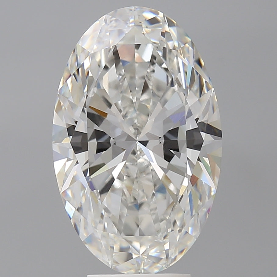 5.55 Carat Oval Shaped, Ideal Cut, F Color, VVS2 Clarity, IGI Certified Lab Grown Diamond