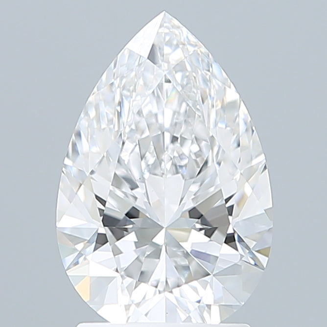 2.09 Carat Pear Shaped, Ideal Cut, D Color, VS1 Clarity, IGI Certified Lab Grown Diamond