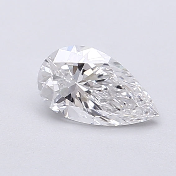 0.46 Carat Pear Shaped, Very Good Cut, D Color, VS1 Clarity, IGI Certified Lab Grown Diamond