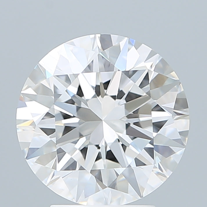 3.56 Carat Round Shaped, Excellent Cut, F Color, VVS2 Clarity, IGI Certified Lab Grown Diamond
