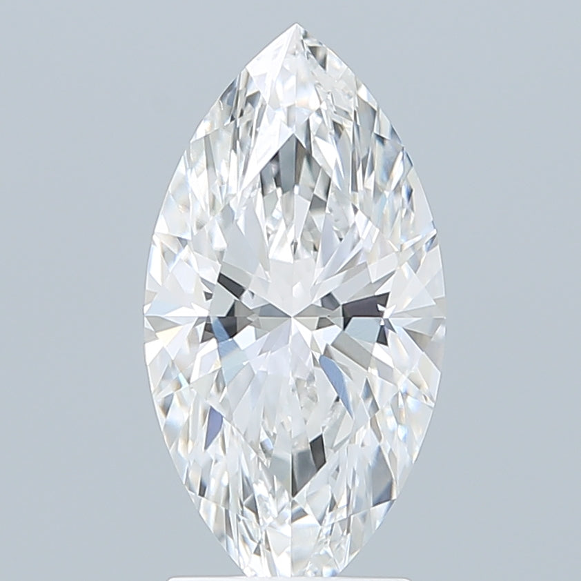 2.57 Carat Marquise Shaped, Ideal Cut, E Color, VVS2 Clarity, IGI Certified Lab Grown Diamond