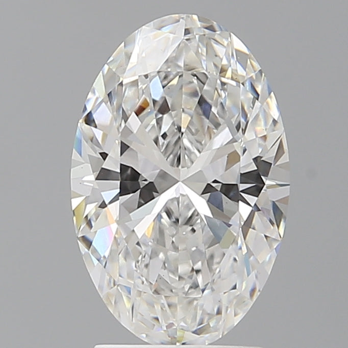 2.60 Carat Oval Shaped, Excellent Cut, E Color, VS1 Clarity, IGI Certified Lab Grown Diamond