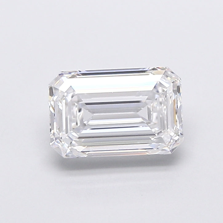 2.63 Carat Emerald Shaped, Very Good Cut, D Color, VVS2 Clarity, IGI Certified Lab Grown Diamond