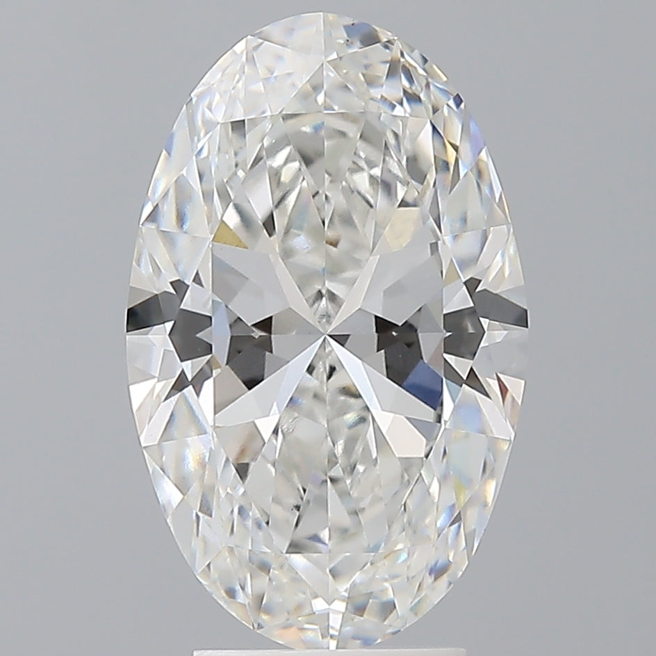 4.10 Carat Oval Shaped, Ideal Cut, F Color, VS1 Clarity, IGI Certified Lab Grown Diamond