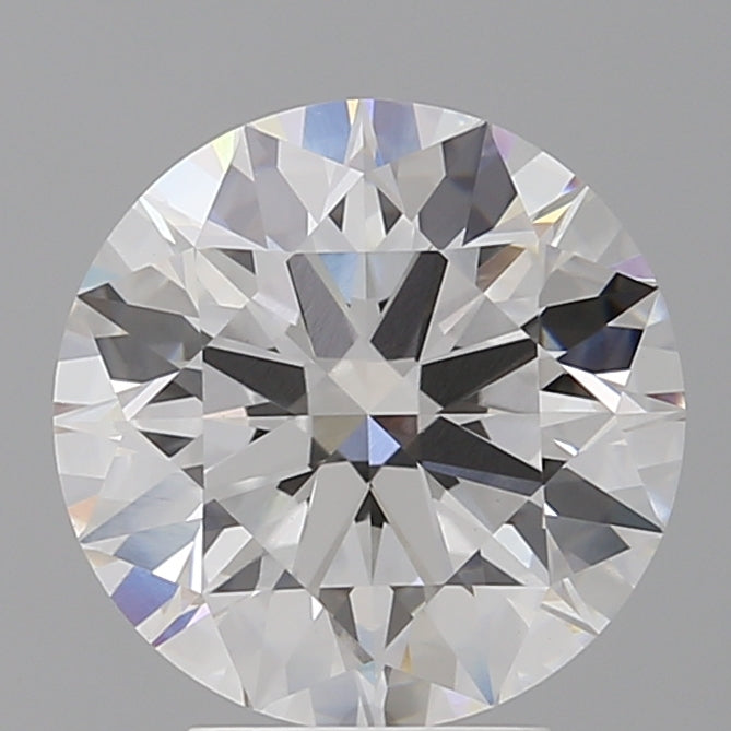 4.10 Carat Round Shaped, Ideal Cut, E Color, VVS2 Clarity, IGI Certified Lab Grown Diamond