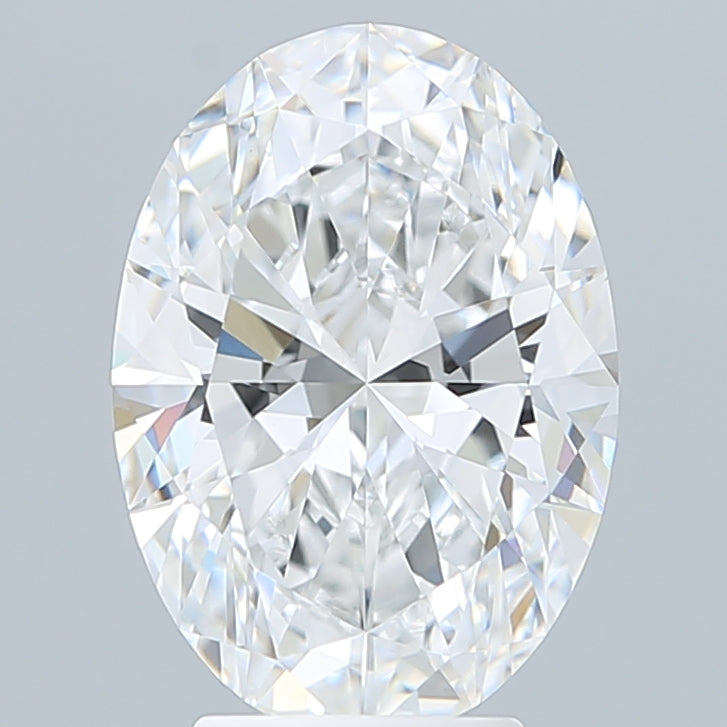 4.02 Carat Oval Shaped, Excellent Cut, E Color, VVS2 Clarity, IGI Certified Lab Grown Diamond
