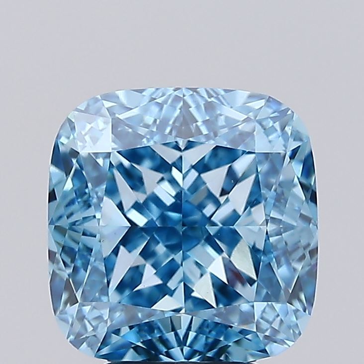 5.02 Carat Cushion Shaped, Ideal Cut, VS1 Clarity, IGI Certified Lab Grown Diamond