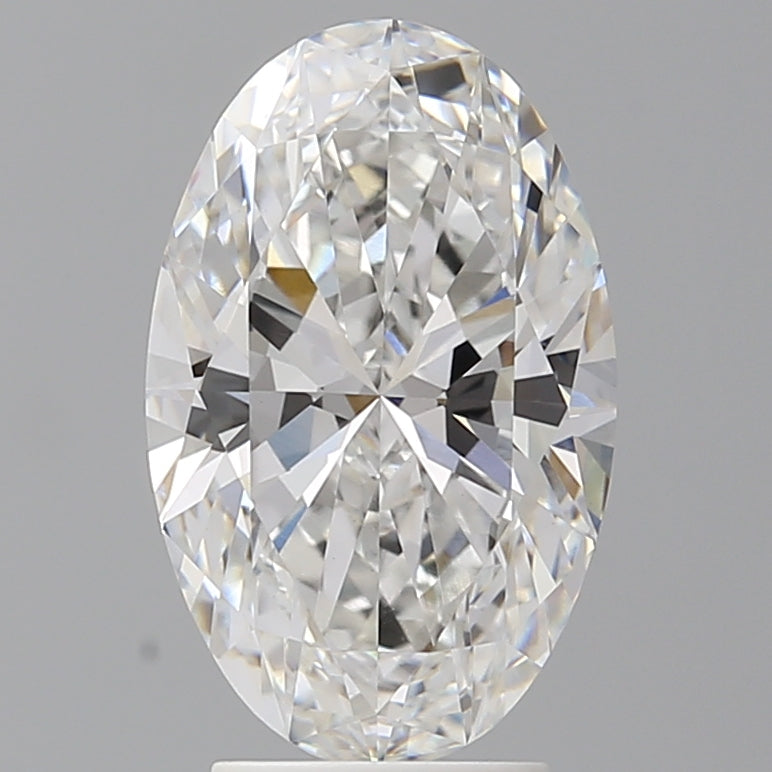 3.53 Carat Oval Shaped, Ideal Cut, E Color, VVS2 Clarity, IGI Certified Lab Grown Diamond