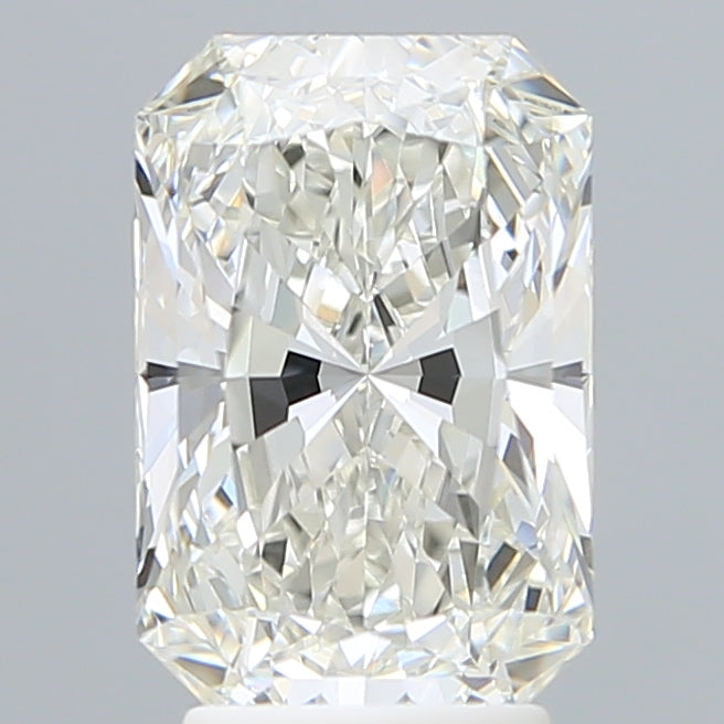 3.40 Carat Radiant Shaped, Ideal Cut, G Color, VVS2 Clarity, IGI Certified Lab Grown Diamond