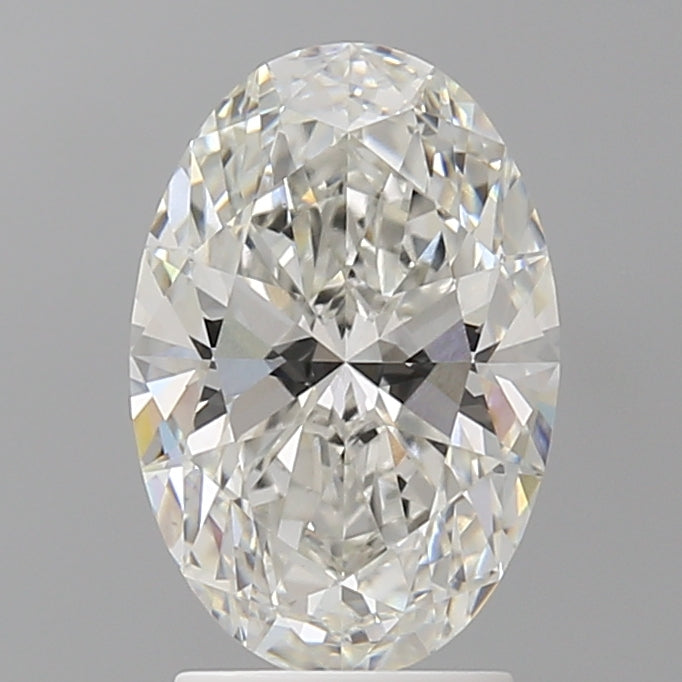 2.55 Carat Oval Shaped, Ideal Cut, F Color, VVS2 Clarity, IGI Certified Lab Grown Diamond