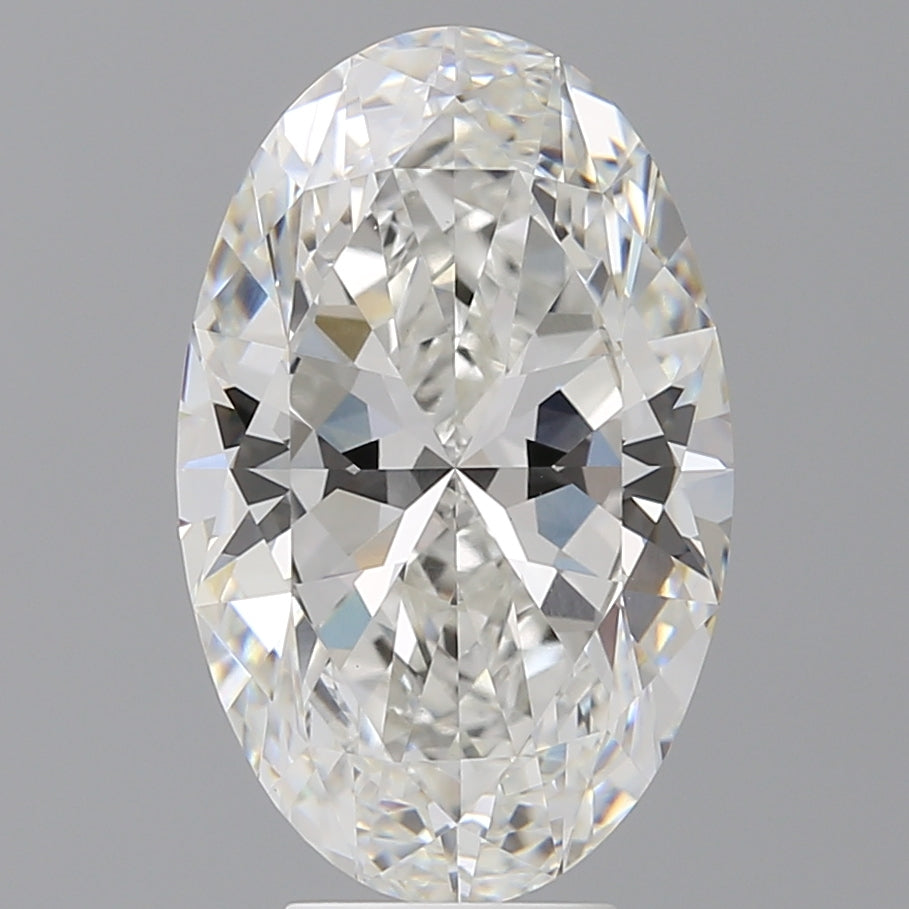6.02 Carat Oval Shaped, Ideal Cut, F Color, VVS2 Clarity, IGI Certified Lab Grown Diamond