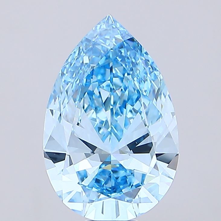 15.02 Carat Pear Shaped, Ideal Cut, VVS2 Clarity, IGI Certified Lab Grown Diamond