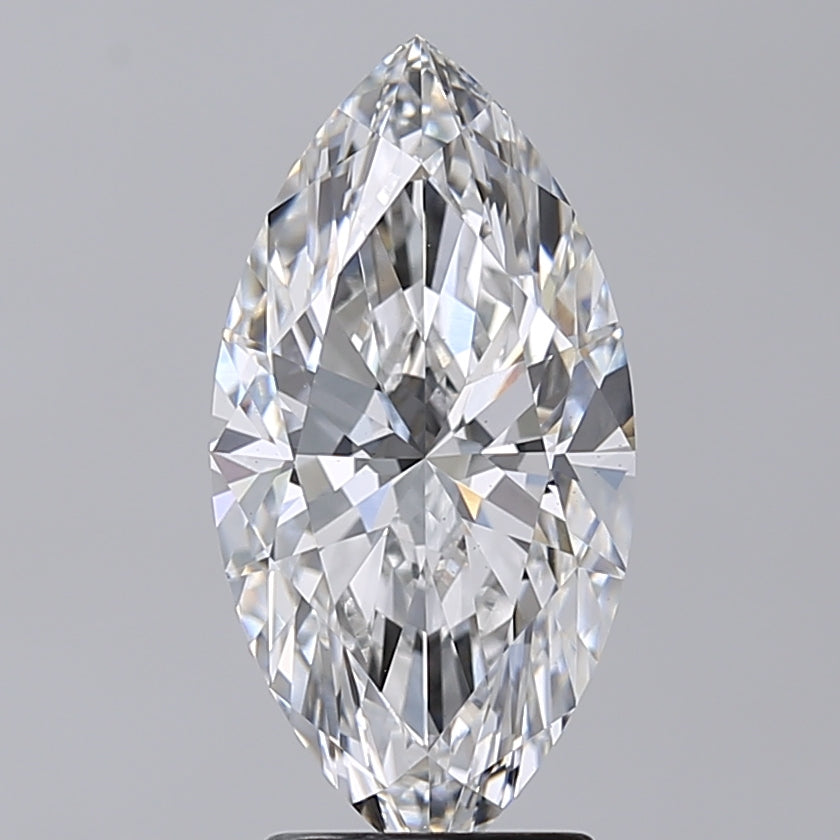 3.02 Carat Marquise Shaped, Ideal Cut, D Color, VS1 Clarity, IGI Certified Lab Grown Diamond