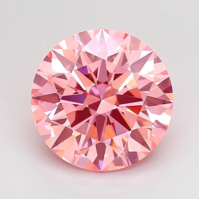 2.12 Carat Round Shaped, Ideal Cut, VVS2 Clarity, IGI Certified Lab Grown Diamond
